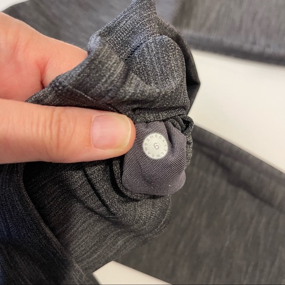 Lululemon High Times Pant Diamond Jacquard Space Dye Black Slate 4 - Picture 12 of 16